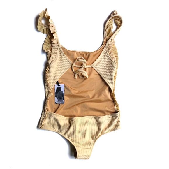 Free People x Made By Dawn Ruffle Petal One-Piece - Picture 12 of 13